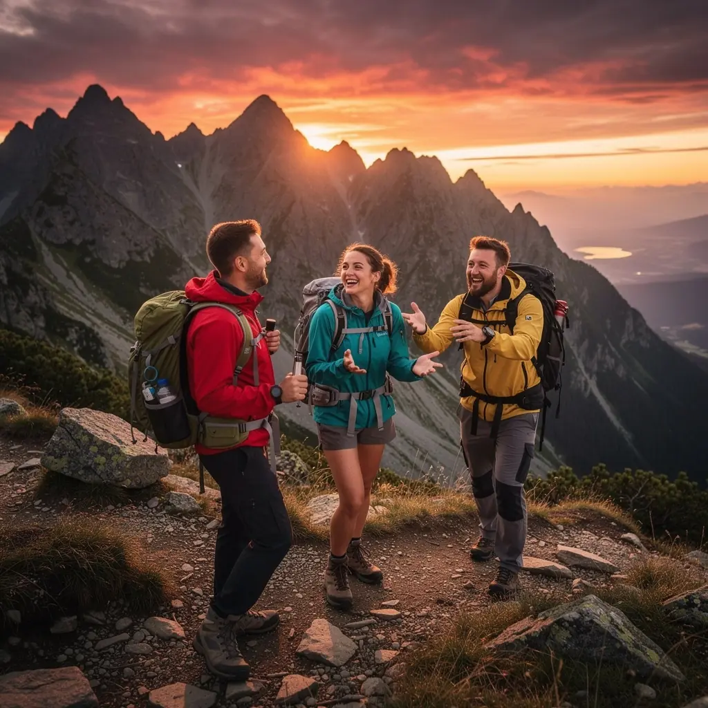 Traditional Slovak cuisine served on a rustic wooden table with local delicacies.